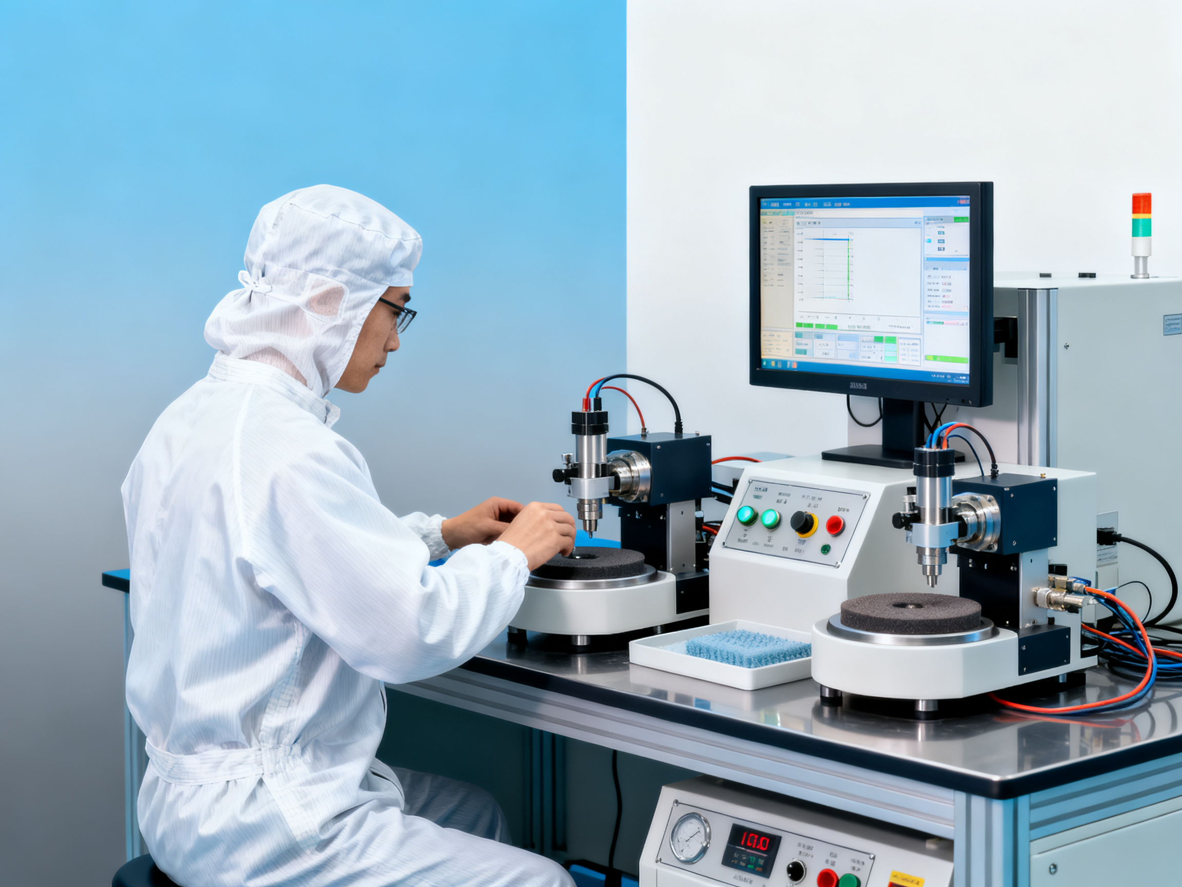 How to remove cerium oxide polishing residue safely in optical module production?