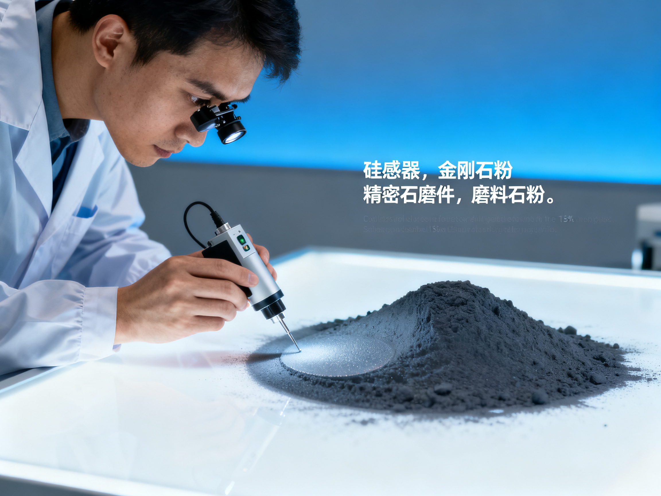 Silicon carbide powder vs diamond powder in precision grinding of sensor parts