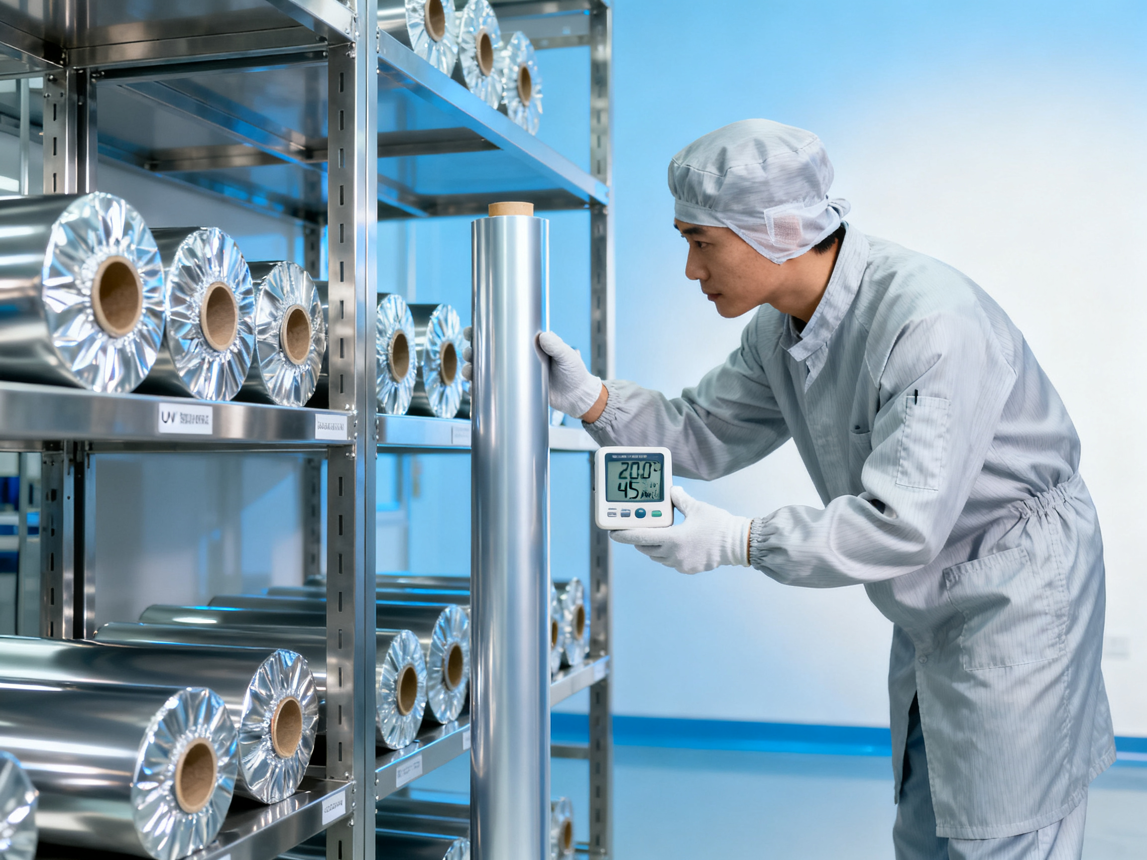 What's the best way to store lapping film for long-term reliability in electrical insulation material workshops?
