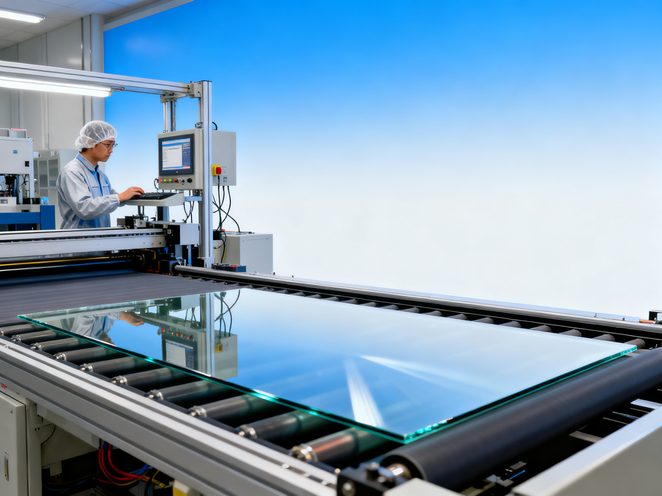 How does silicon carbide lapping film perform on glass polishing lines in the electrical equipment industry?