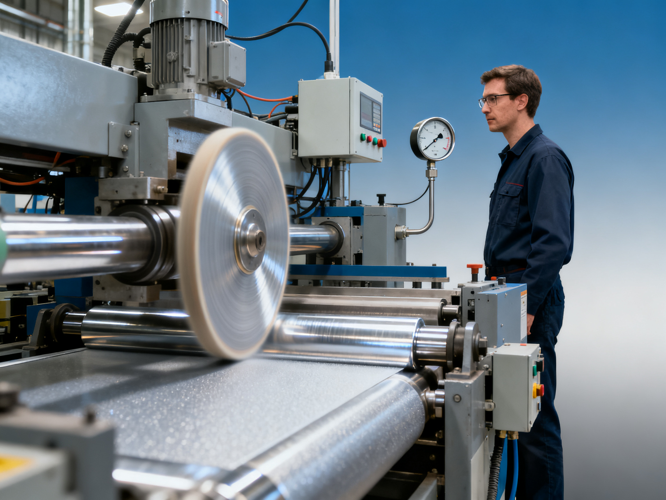 What's the lifespan of alumina lapping film under continuous electrical contact polishing operations?