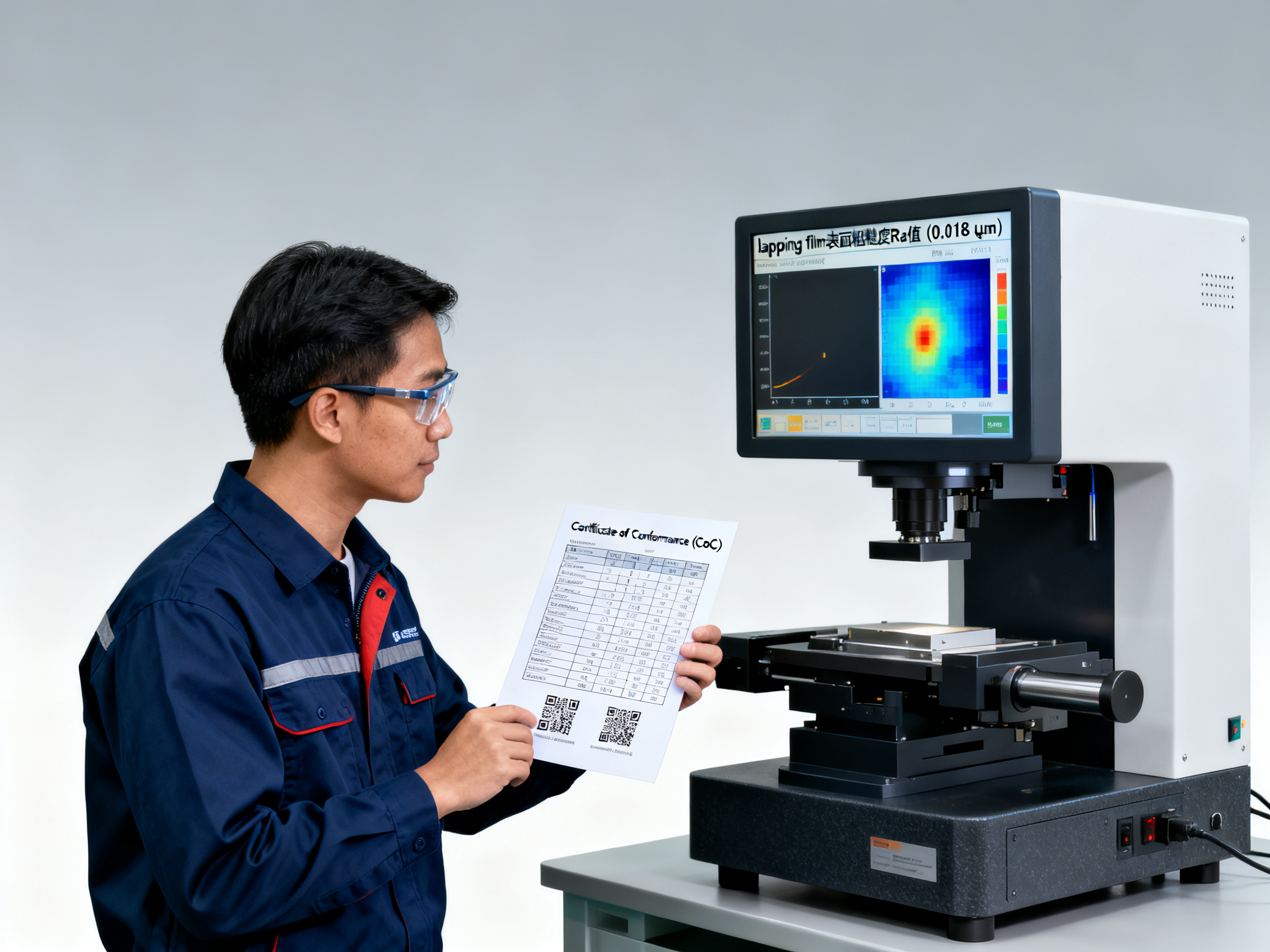 Where to Find Lapping Film Certificates of Conformance (CoC) for Procurement Audit