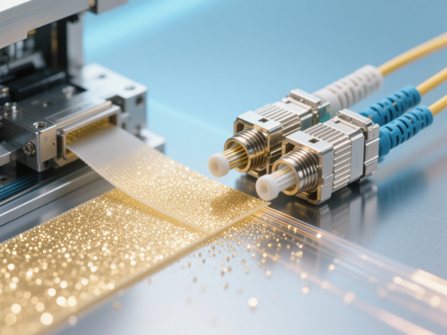 How fiber optic polishing film enhances connector performance and reduces signal loss