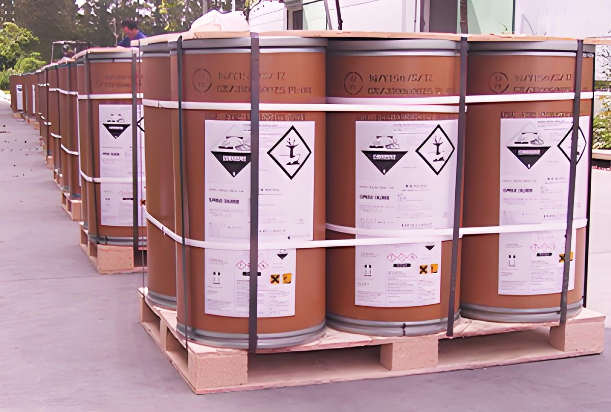 Cuprous chloride in barrels Cuprous chloride in barrels