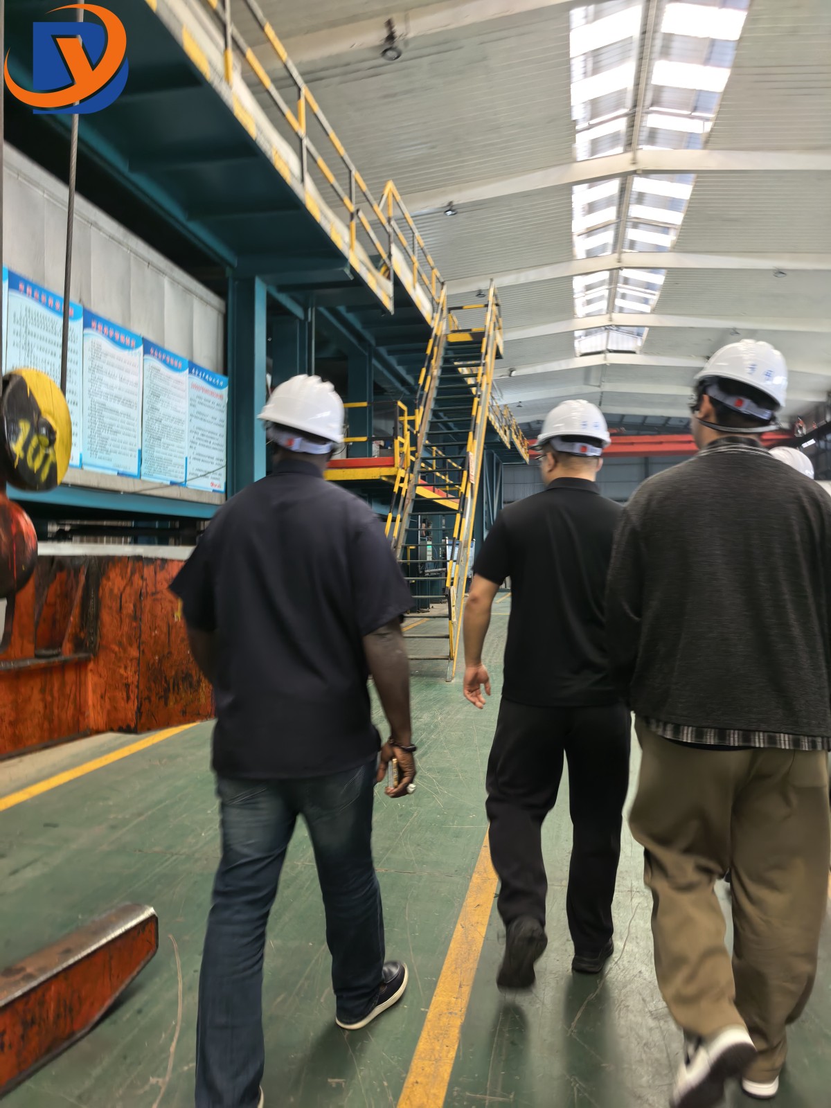Senegal Customer Visits Our Factory to Inspect 200 Tons of Aluzinc Corrugated Roofing Sheets