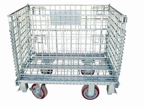 Caster-equipped storage cage B3