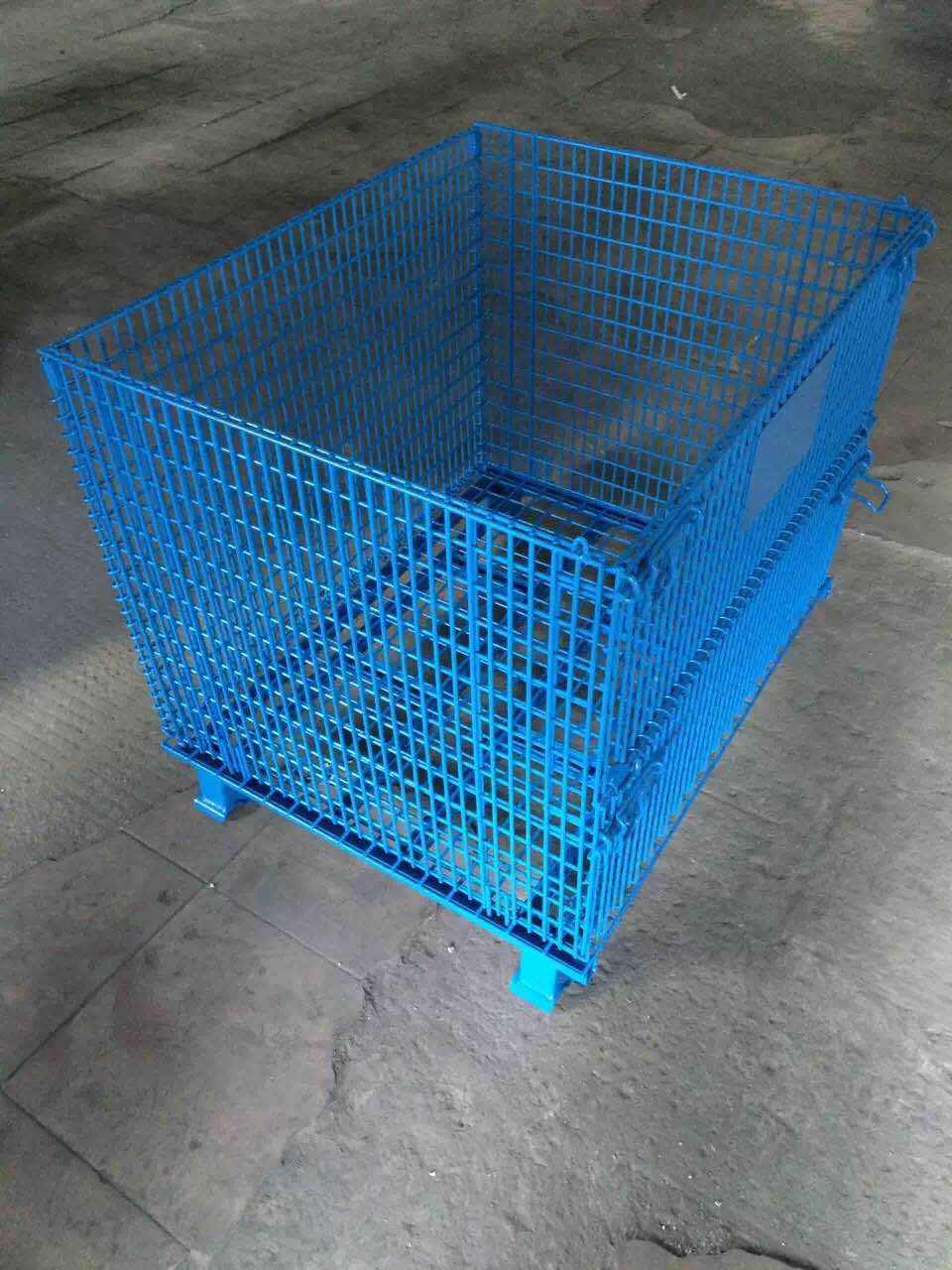 Painted and hollow board storage cages B1