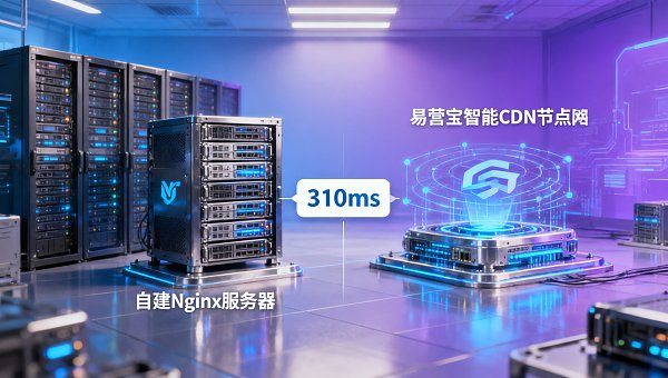 网站加速与性能优化:易营宝静态资源分发策略 vs 自建Nginx方案|TTFB实测差值达310ms 网站加速与性能优化:易营宝静态资源分发策略 vs 自建Nginx方案|TTFB实测差值达310ms