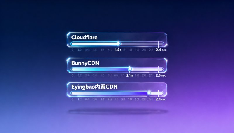 海外サイトのアクセスが遅い場合の対処法？Cloudflare、BunnyCDN、Eyingbao内蔵CDNの中東ノードでの実際のファーストスクリーン読み込み速度の差異