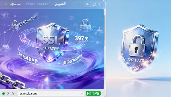 SSL证书有效期设置为2年,但浏览器厂商已逐步缩短最大信任周期——2026年最长仅支持397天 SSL证书有效期设置为2年,但浏览器厂商已逐步缩短最大信任周期——2026年最长仅支持397天