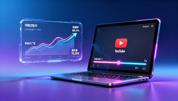 YouTube广告投放中‘非贴片广告’曝光量大,但‘可跳过贴片’完播率更高——采购决策者更愿看完整方案 YouTube广告投放中‘非贴片广告’曝光量大,但‘可跳过贴片’完播率更高——采购决策者更愿看完整方案