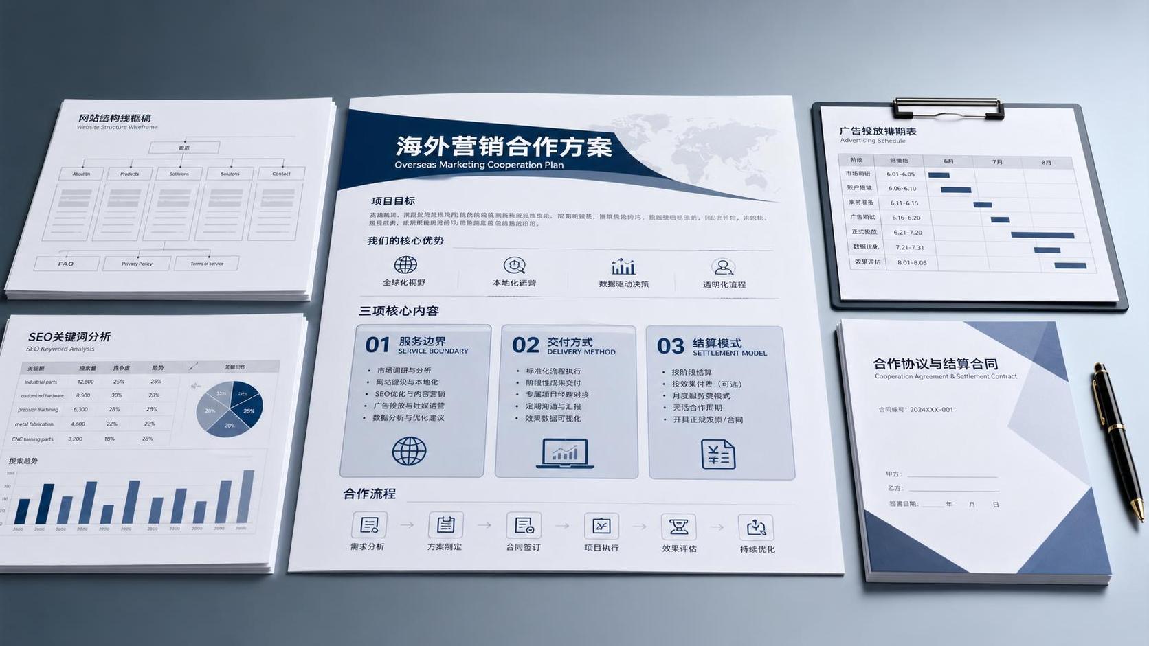 海外营销合作怎么评估靠谱度？服务边界、交付方式与结算模式对比