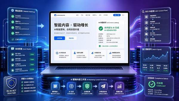 欧盟AI内容标注新规10月生效，B2B营销合规要求收紧