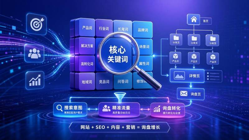 外贸网站做SEO时，关键词该怎么选？