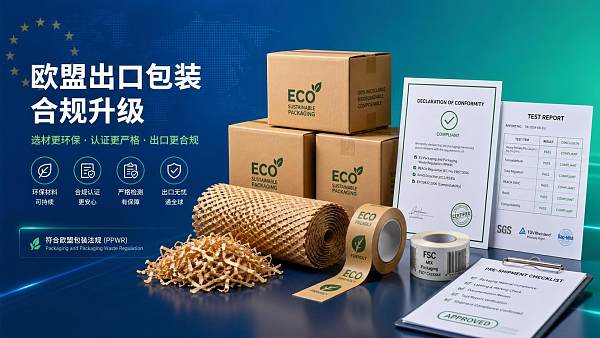 欧盟PPWR今日全面生效,出口包装合规要求升级 EUのPPWRが本日全面施行、輸出包装のコンプライアンス要件が強化