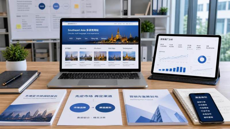 做国际数字营销东南亚时先选市场还是先定渠道
