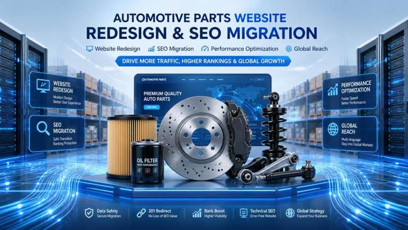 自動車部品の海外向けウェブサイトはリニューアル後にSEO評価が下がるか