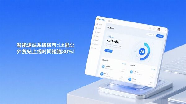 智能建站系统竟让外贸站上线时间缩短80%！