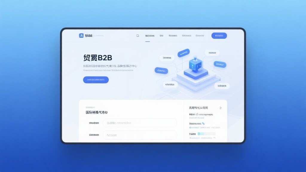 국제 무역을 위한 B2B 웹사이트 구축: 글로벌 문의 중심 디지털 엔진을 구축하여 고부가가치 고객과 브랜드와의 신뢰의 초석을 마련하세요.
