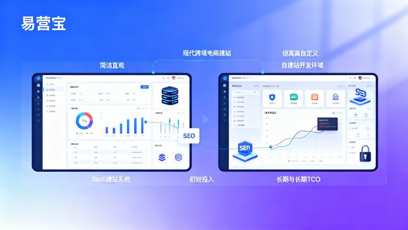 2025년 크로스보더 전자상거래 웹사이트 구축 플랫폼 선택 유형: SaaS 웹사이트 시스템과 자체 구축 비용 비교