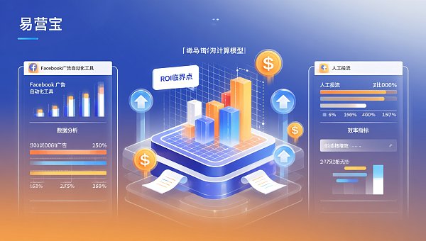 Facebook广告自动化工具 vs 人工投流:采购测算的ROI临界点 Facebook广告自动化工具 vs 人工投流:采购测算的ROI临界点