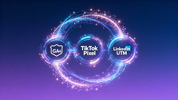 易营宝广告投放优化是否支持跨平台归因？GA4 + TikTok Pixel + LinkedIn UTM打通方案