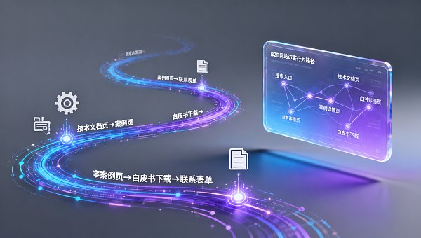 网站流量监控工具默认统计UV,但B2B企业更该盯紧‘有效访客路径’ 网站流量监控工具默认统计UV,但B2B企业更该盯紧‘有效访客路径’