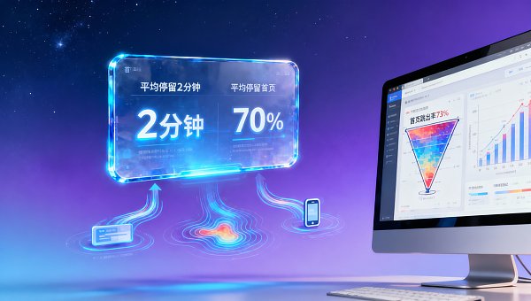 网站流量分析工具显示‘平均停留2分钟’,但实际70%用户只看了首页 网站流量分析工具显示‘平均停留2分钟’,但实际70%用户只看了首页