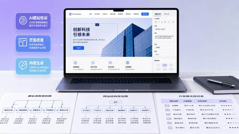 AI建站培训适合哪些岗位？从页面搭建到内容生成的实操范围