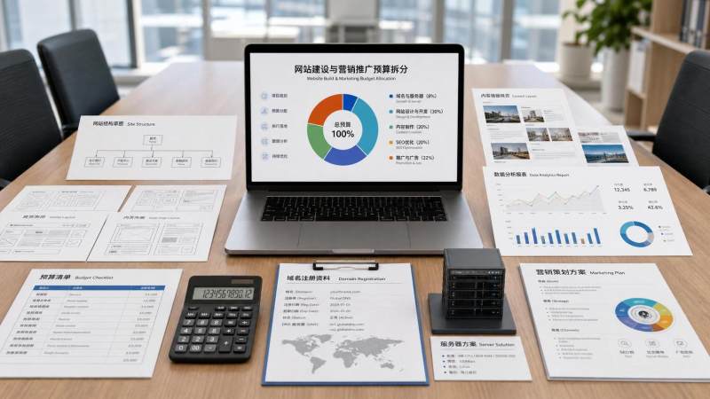 做一个外贸独立站到底要多少钱？域名、设计、内容和推广预算拆分