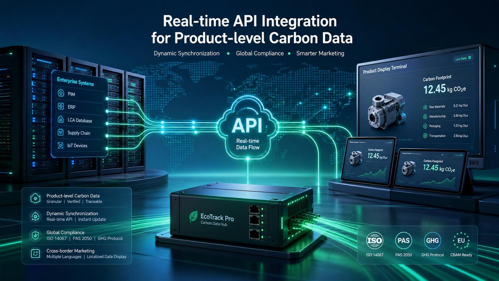 캐나다에서 B2B 독립 사이트에 실시간 탄소 발자국 API 연동