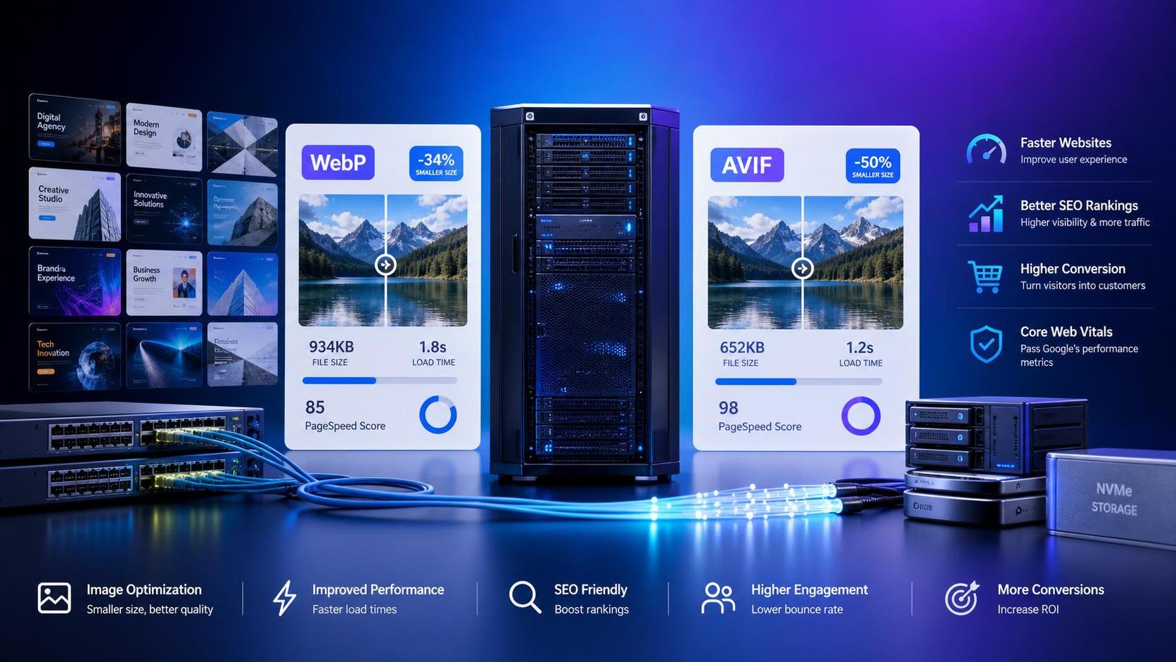 웹사이트 속도 최적화 시 이미지에는 WebP와 AVIF 중 어떤 형식을 사용해야 할까요? 웹사이트 속도 최적화 시 이미지에는 WebP와 AVIF 중 어떤 형식을 사용해야 할까요?