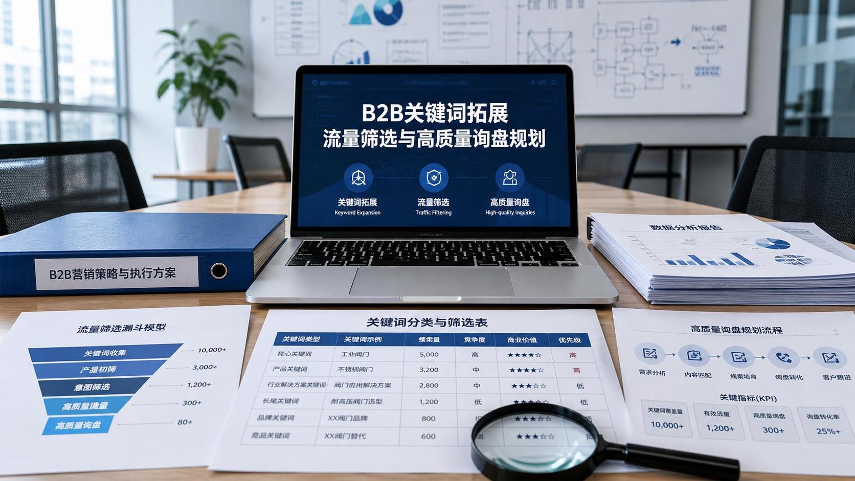 B2B 키워드 확장표를 작성할 때 트래픽과 문의 품질을 모두 확보하는 방법