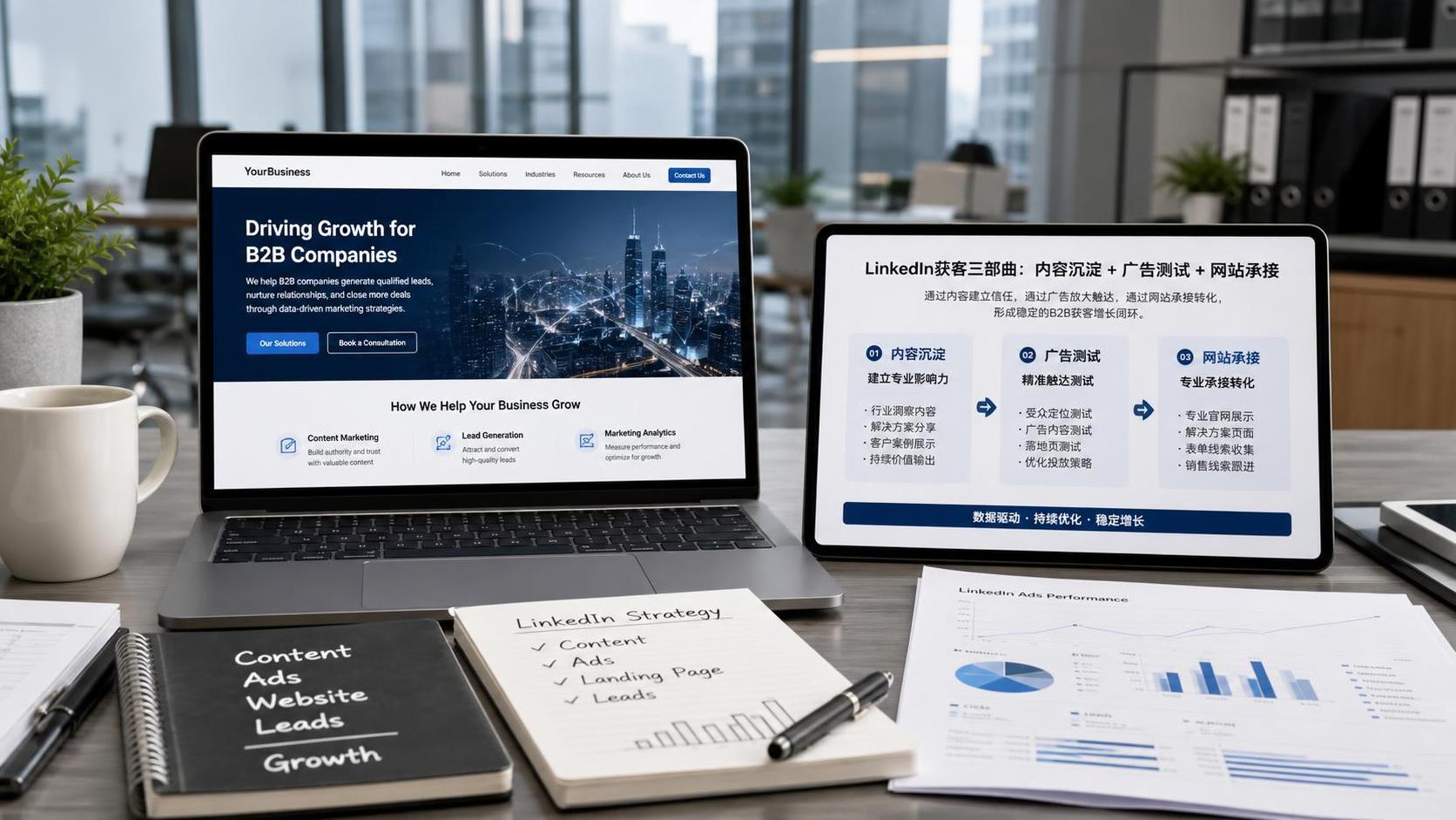 LinkedIn 리드 생성은 콘텐츠와 광고 중 무엇부터 시작하는 것이 더 적합할까요?