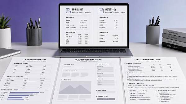 网站内容翻译该按字数还是按页面收费 웹사이트 콘텐츠 번역은 글자 수 기준으로 요금을 책정해야 할까요, 페이지 기준으로 책정해야 할까요?