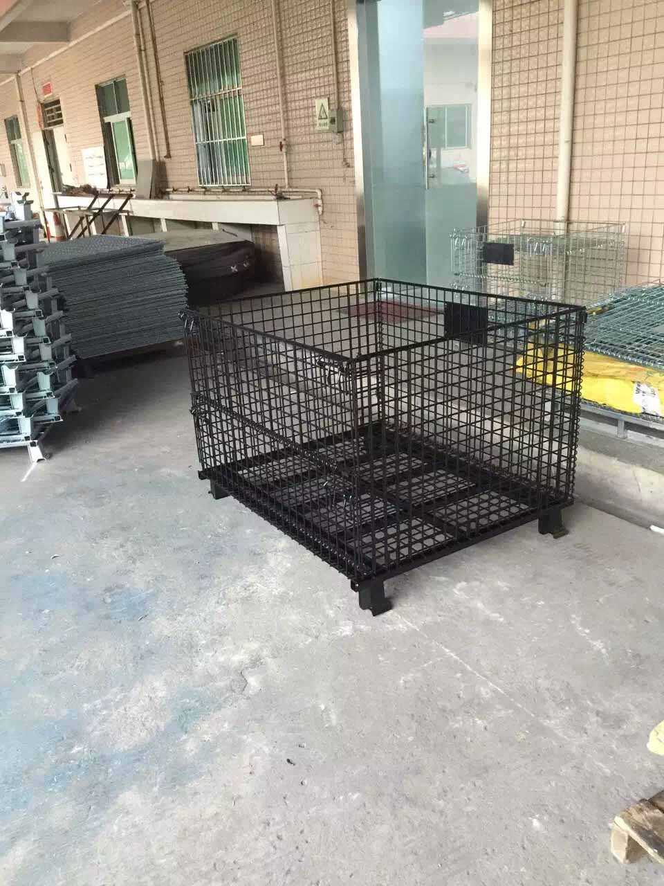 烤漆配中空板储物笼 C1