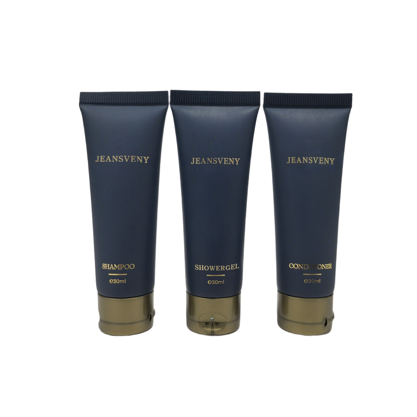 Frosted-Texture Gold-Foil Stamped Flexible Tube Care Set
