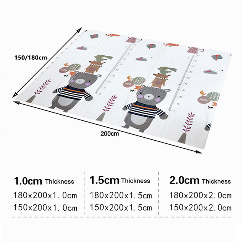 Baby Play Mat-Soft Safe Waterproof Newborn Activity Mat