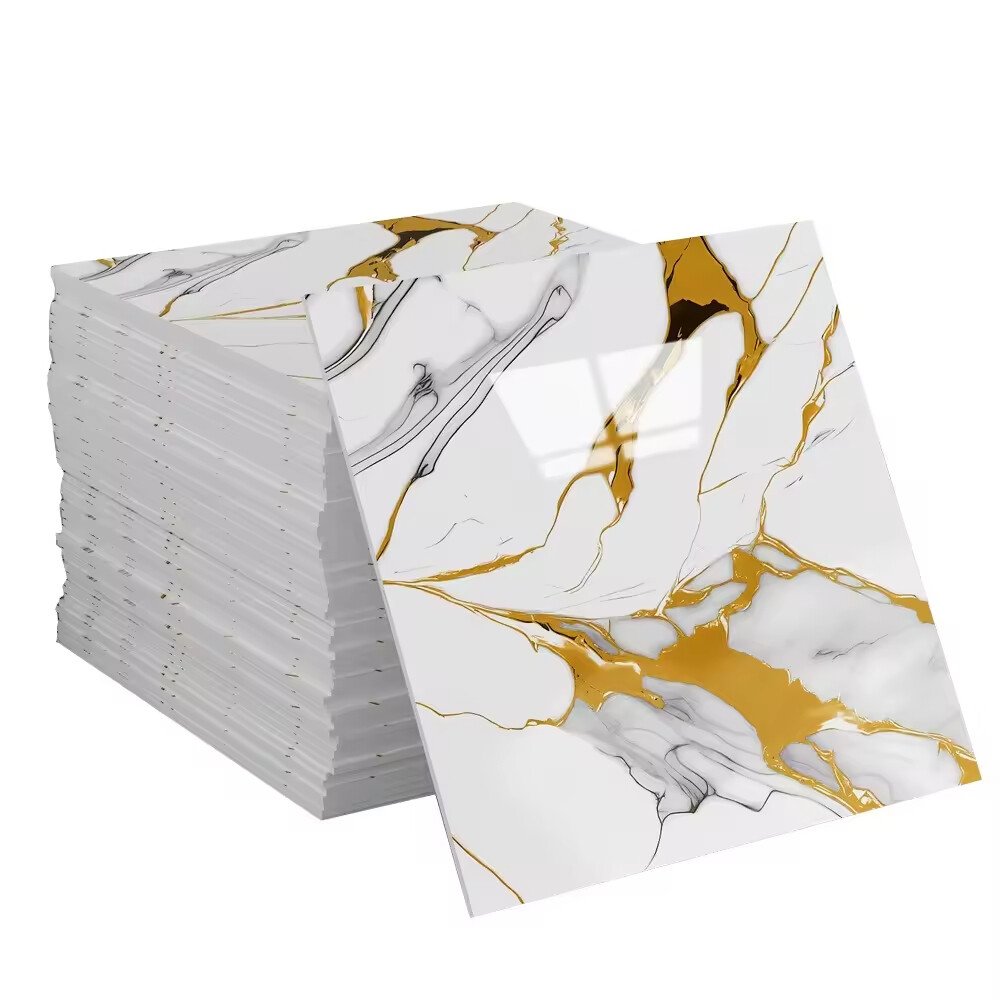 Marble Wall Sticker - Waterproof Self-Adhesive Vinyl Decal for Home Decor