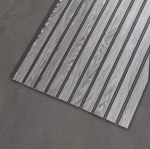 PVC 3D Grille Wall Stickers Self Adhesive Fluted Design