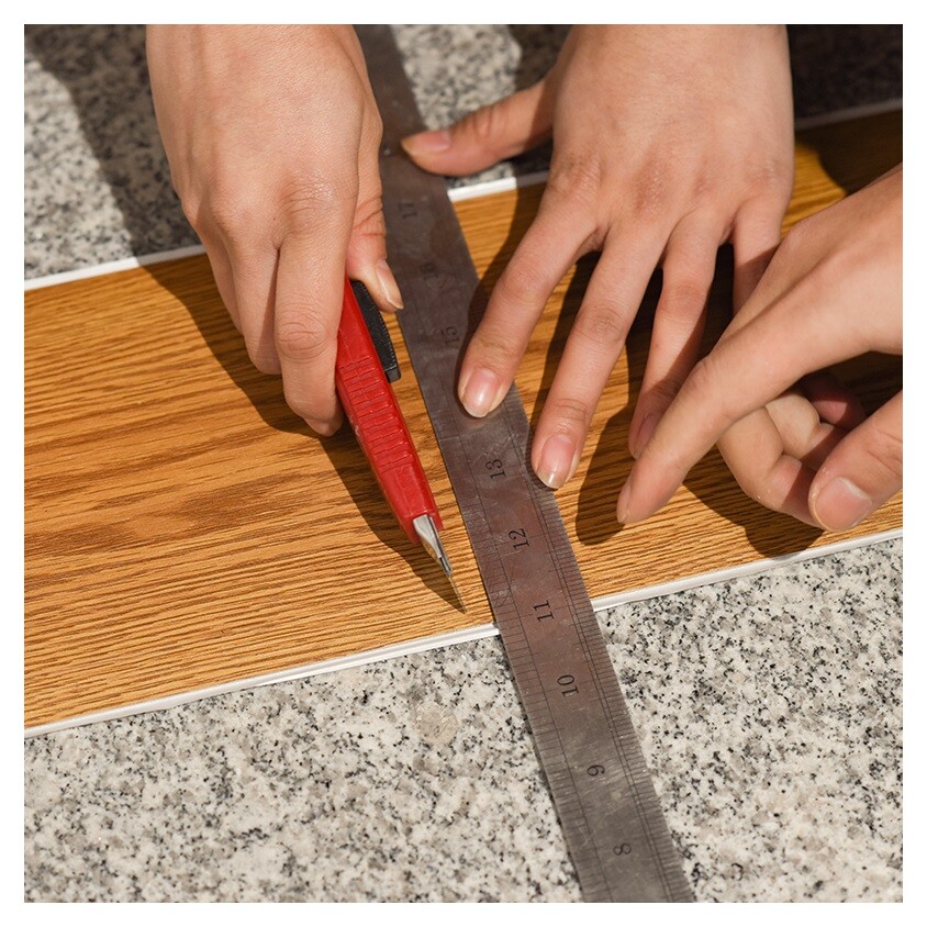 LVT Self Adhesive Floor Sticker Easy Install Waterproof Flooring