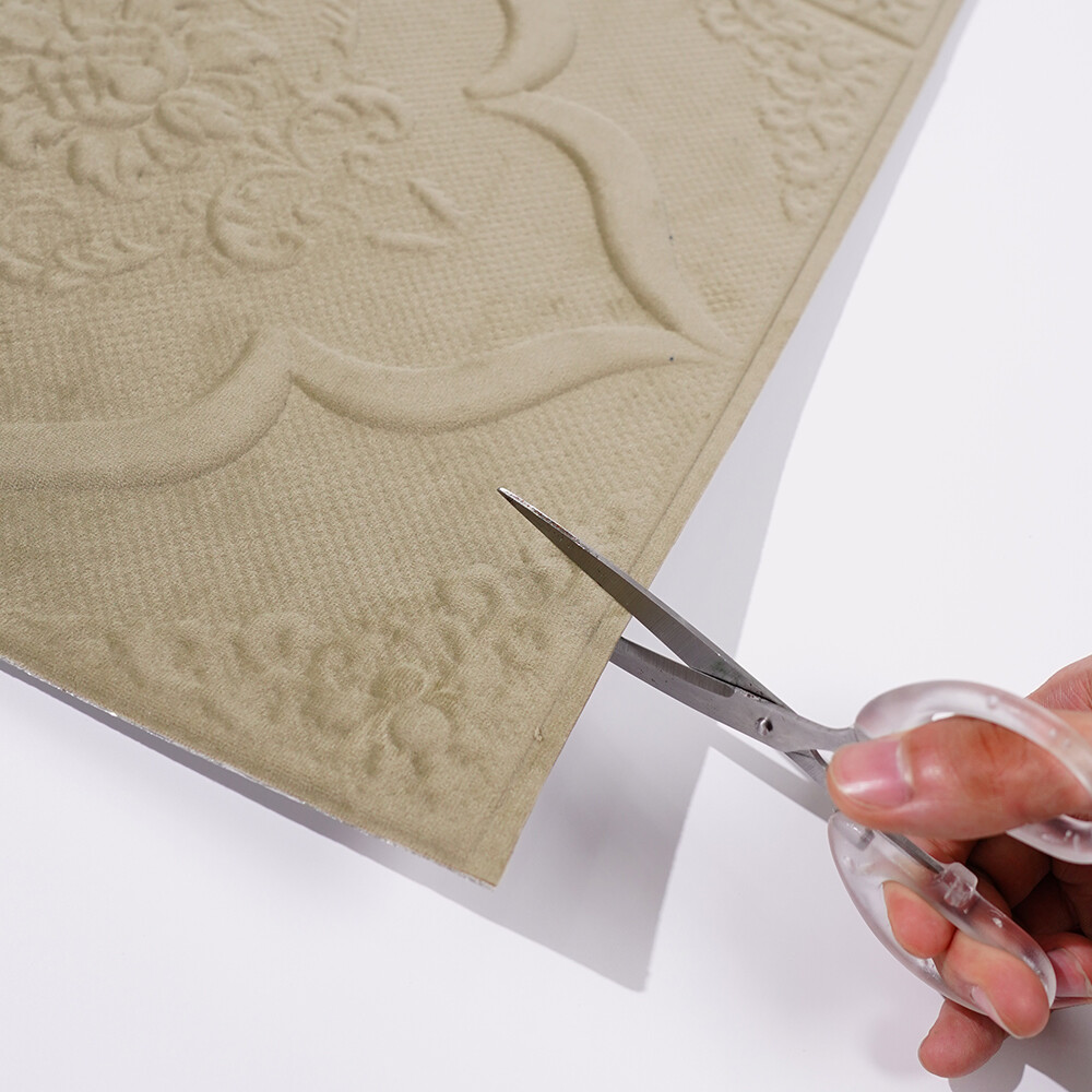 Peel and Stick 3D Leather Wall Panel for Home Decoration