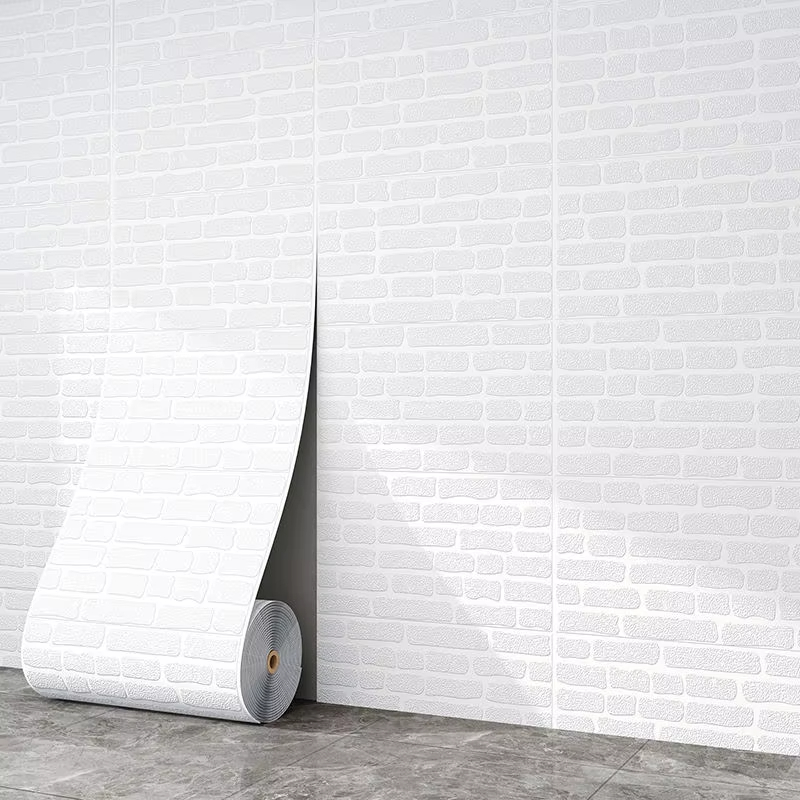 Self Adhesive 3D Foam Brick Wall Stickers Waterproof Decor