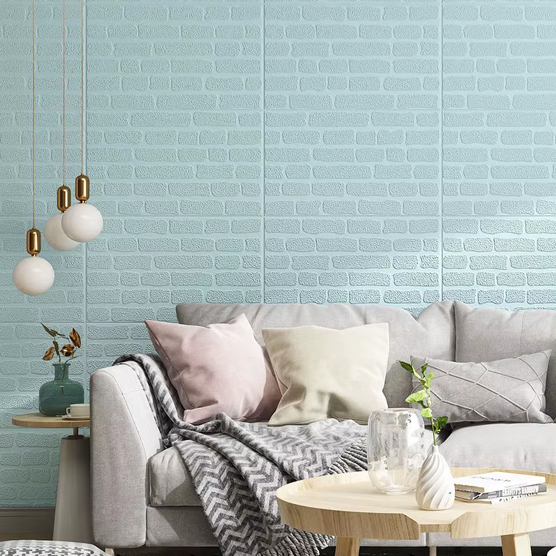 Self Adhesive 3D Foam Brick Wall Stickers Waterproof Decor