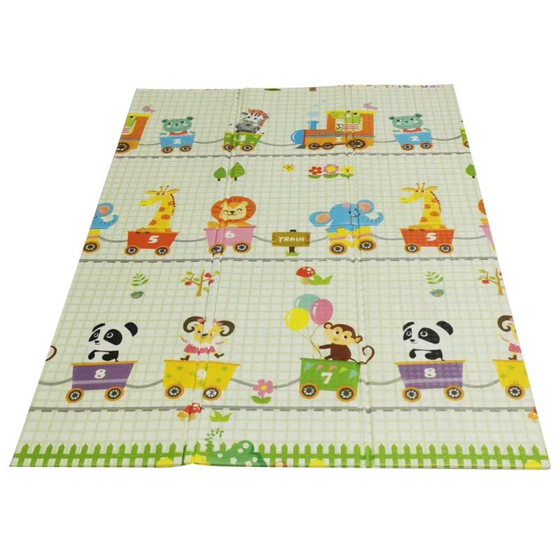 Foldable Baby Play Mat with Soft Foam for Infant Floor Use