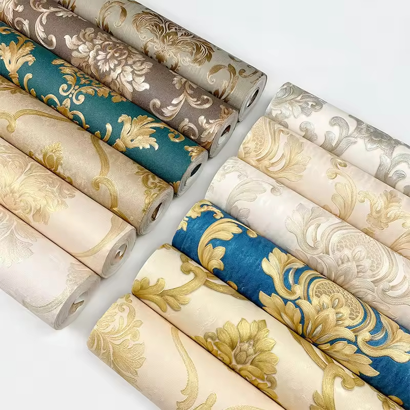 Luxury 3D Embossed Wallpaper