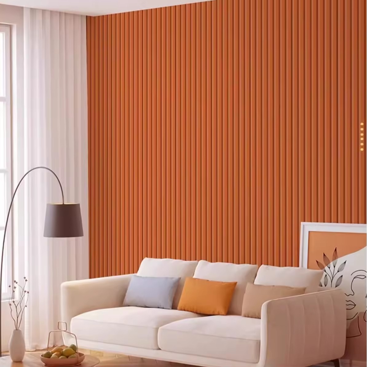 High-Quality Leather Velvet Wall Stickers | Ideal for Home and Office Walls