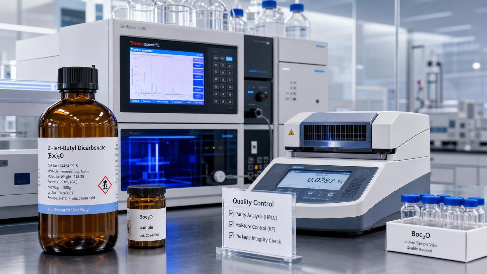 Di-Tert-Butyl Dicarbonate Purity Checks Before Peptide Synthesis Use