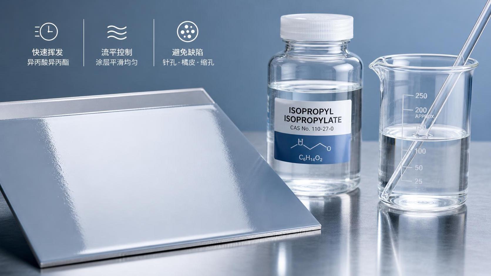Isopropyl Acetate Solvent Choice for Fast Evaporation Without Surface Defects