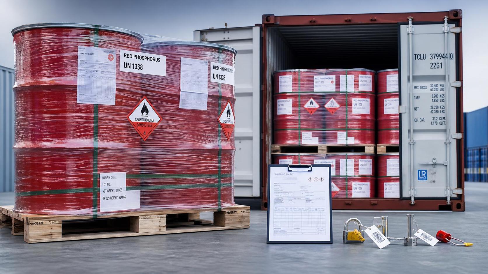 Red Phosphorus Compliance Checks for Storage and Cross-Border Shipment